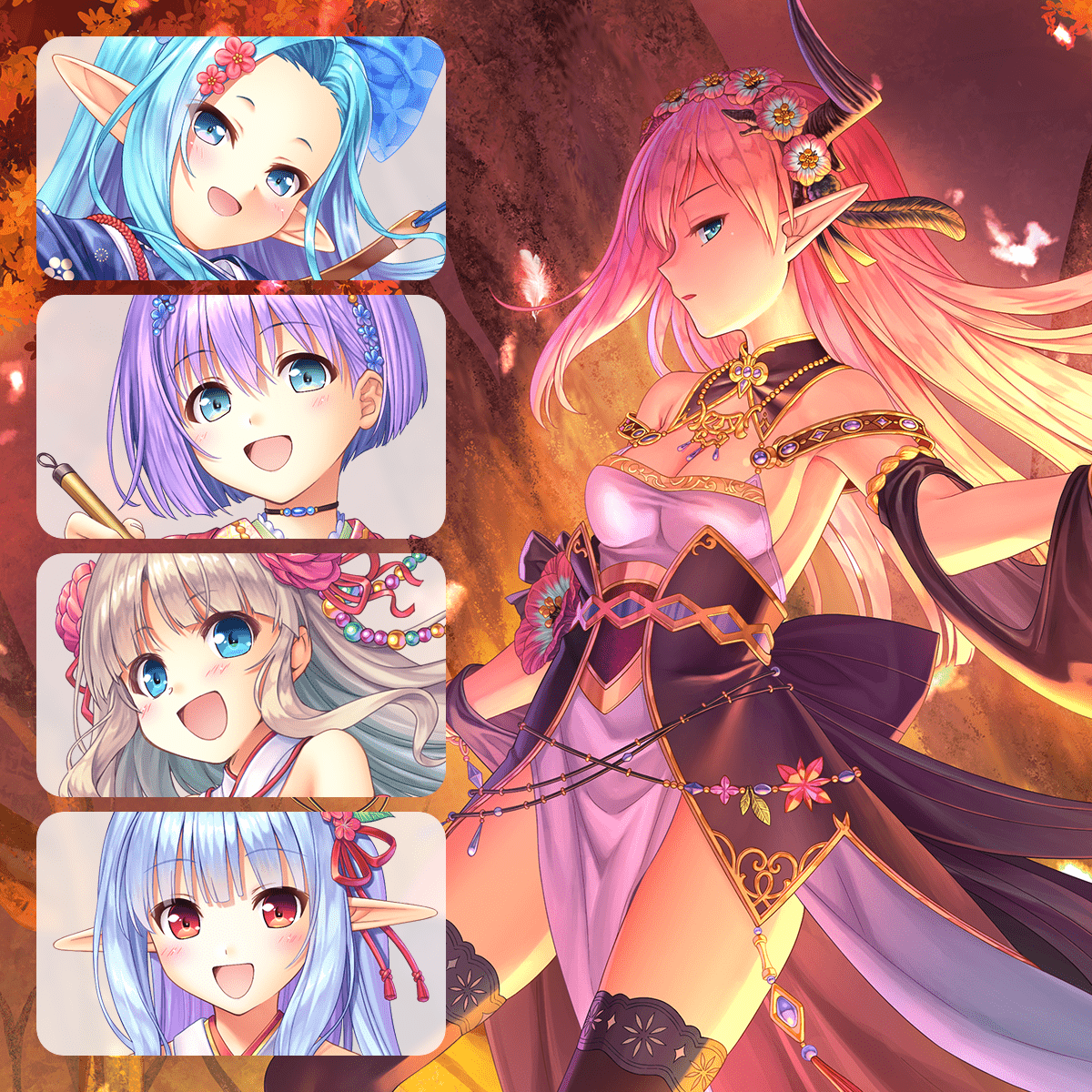 『あいミス』ティセの深憶聖装・1月のイベント聖装を公開しました