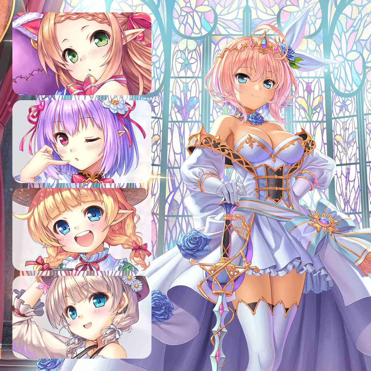 『あいミス』アンジェリークの秘跡聖装・2月のイベント聖装を公開しました